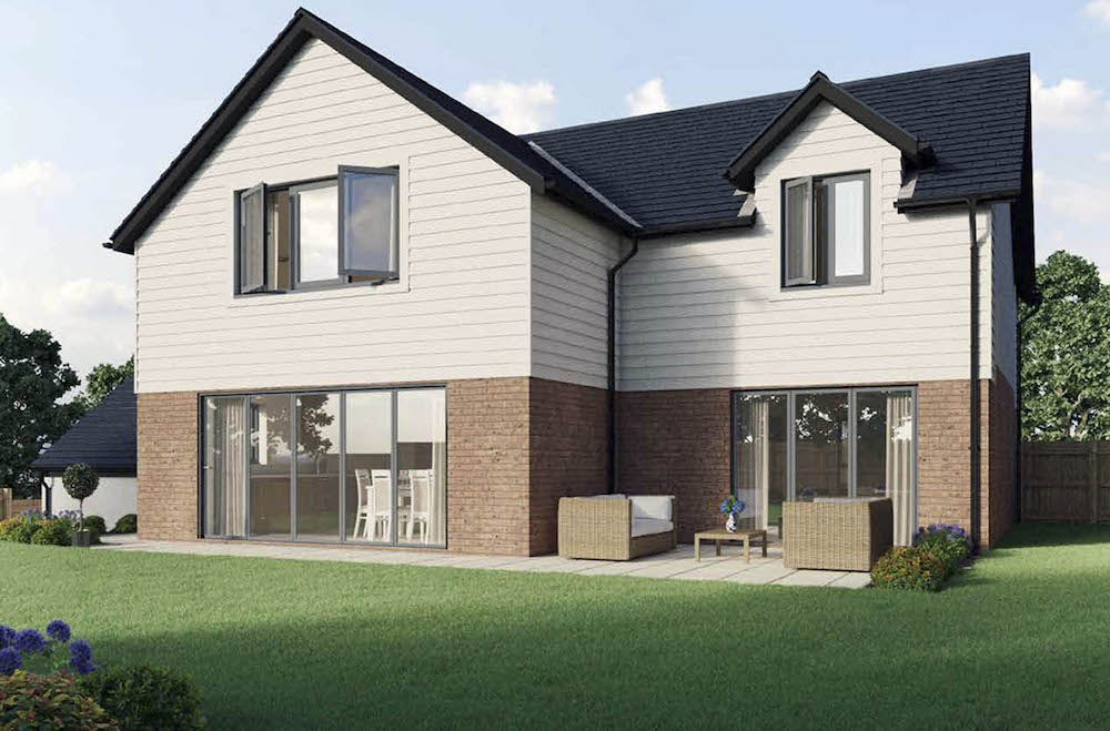 grey aluminium windows and doors