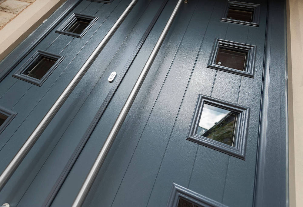 black composite door
