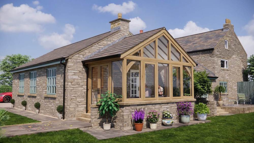 oak garden room